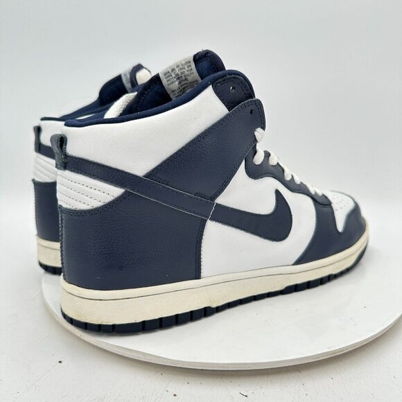 Nike Dunk High Villanova Men Size 11.5 309432 141 Midnight Navy White Shoes - Picture 6 of 15